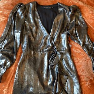 House of Harlow x Revolve Metallic Cocktail Dress